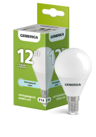 Лампа светодиодная G45 шар 12Вт 230В 6500К E14 GENERICA