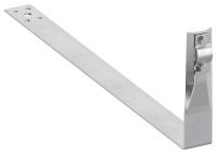 Держатель проводника круглого 6-10мм черепичная кровля L=380мм нержавеющая сталь IEK