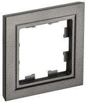 BRITE Рамка 1-местная РУ-1-БрТБ темная бронза IEK