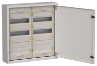 TITAN 5 Корпус металлический ЩРн-72 (2х36) 585х570х140мм IP31 серый (одна дверь) IEK