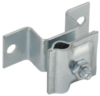 Держатель-зажим соединительный проводника круглого 6-10мм опорный L=30-40мм оцинкованная сталь HDZ IEK