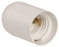 Патрон подвесной Ппл27-04-К02 пластик Е27 белый (индивидуальный пакет) IEK