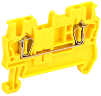 Клемма пружинная КПИ 2в-1,5 17,5А желтая IEK