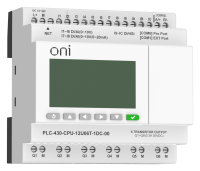 ПЛК 430 Модуль ЦПУ 4 DI 6 UI (0-10 В/DI) 2 UI (0-10 В/0-20 мА/DI) 6 TO 24В DC с Ethernet портом с экраном ONI