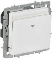 BRITE Выключатель карточный 30А ВС10-1-8-БрАБ арктический белый IEK