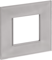 SKANDY Рамка 1-местная SK-F21Sh стекло шампань IEK