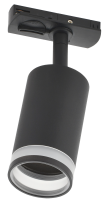 Светильник 4116 декоративный трековый поворотный под лампу GU10 черный IEK