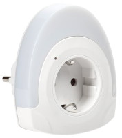 Светильник-ночник светодиодный 002 овал со свободной розеткой 220В IEK