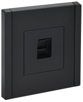 FORTE&PIANO Розетка компьютерная RJ45 кат.5E FP132 черный IEK