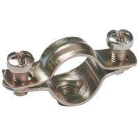 Скоба металлическая двухкомпонентная IEK d14-15мм