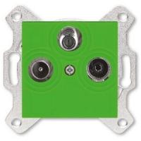 2CHH083303A6067 - Розетка TV-R-SAT, Levit, зелёный