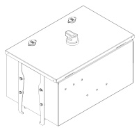 LINEBAR Коробка отбора мощности типа Plug-in 630А Al 3L+N+PER IP55 с предустановленным автоматическим выключателем IEK