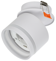 Светильник 4033 встраиваемый поворотный под лампу GX53 белый IEK