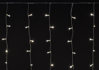 Гирлянда занавес 2х2м 240 светодиодов теплый белый свет IP44 прозрачный шнур 3м 230В транзит IEK