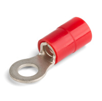 Наконечник кабельный кольцевой изолированный НКИ(н) 10–6 серия ПРОФИ с нейлоновой манжетой (КВТ)