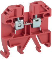 Клемма винтовая КВИ-2,5мм2 красная IEK