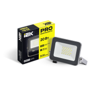 Прожектор светодиодный СДО 07-20 IP65 серый IEK