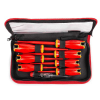 Набор диэлектрических отверток НИО-2208 серия СЛИМ для работ под напряжением до 1000 В (КВТ)