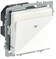 BRITE Выключатель карточный 30А ВС10-1-8-БрБ белый IEK