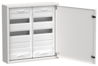 TITAN 5 Корпус металлический ЩРн-72 (2х36) 585х570х140мм IP31 белый (одна дверь) IEK