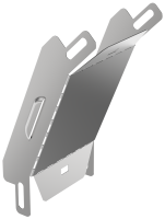 ESCA 3 Поворот вертикальный внешний 45град 35х100-0,6 IEK