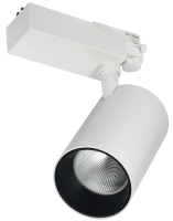 Светильник светодиодный трековый 302 PRO 50Вт 4000К трехфазный 36град белый (3шт/упак) IEK