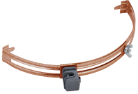 Держатель проводника круглого 6-8мм для конька медь IEK