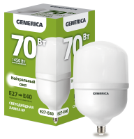 Лампа светодиодная HP 70Вт 230В 4000К E27-E40 GENERICA