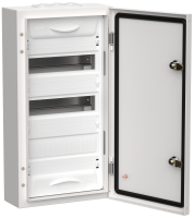 TITAN 5 Корпус металлический ЩРн-36 (1х36) 585х310х140мм IP54 белый (одна дверь) IEK
