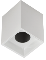 Светильник 4112 накладной потолочный под лампу GU10 белый пластик IEK