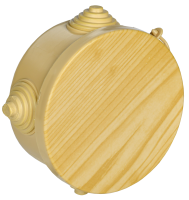 Коробка распаячная КМ для открытой проводки D=85х40мм IP54 4 гермоввода сосна IEK