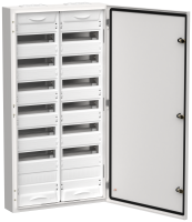 TITAN 5 Корпус металлический ЩРн-168 (2х84) 1085х570х140мм IP54 белый (одна дверь) IEK