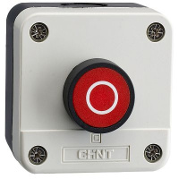 573931 - Кнопочный пост NP2-B112, 1НЗ (R) (CHINT)