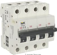 ARMAT Автоматический выключатель M10N 4P C 8А IEK