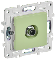 SKANDY Розетка TV проходная SK-A17G мятный IEK