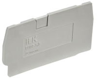 Заглушка для колодки клеммной CP 1,5мм2 серая IEK