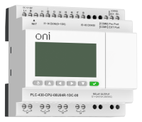 ПЛК 430 Модуль ЦПУ 4 DI 4 UI (0-10 В/DI) 4 RO 24В DC с Ethernet портом с экраном ONI