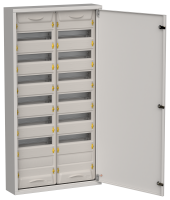 TITAN 5 Корпус металлический ЩРн-168 (2х84) 1085х570х140мм IP31 серый (одна дверь) IEK