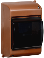 KREPTA 3 Корпус пластиковый КМПн 2/4 IP30 дуб IEK