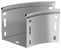 ESCA Поворот плавный 45град тип Г01 80х100мм IEK