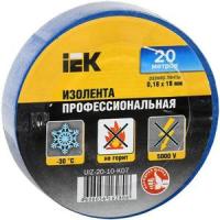 Изолента 0,18х19 мм синяя 20 метров IEK