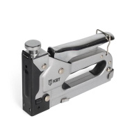 Степлер строительный СТС-1 серия ПРОФИ с пружинным ударным механизмом и скобами в комплекте (КВТ)